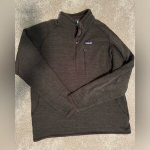 Patagonia - Men’s Fleece Half Zip - Brown - Size XL